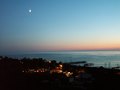 Вечерний Сочи - Адлер. Ночной вид на море в районе Курортного городка